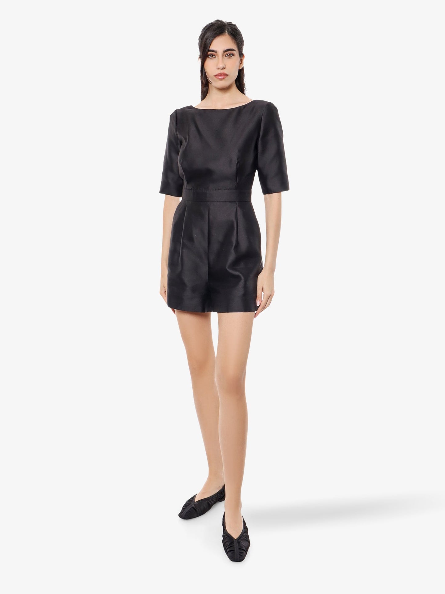 Silk and cotton jumpsuit