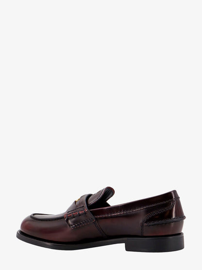 Mocassino in pelle con penny in metallo thumbnail