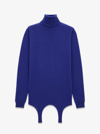 Cashmere sweater with garter detail thumbnail