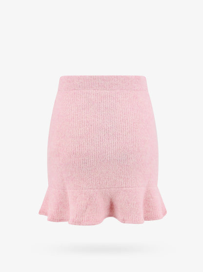 Alpaca blend skirt with jewel buttons thumbnail
