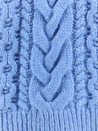 Bicolor alpaca blend sweater thumbnail