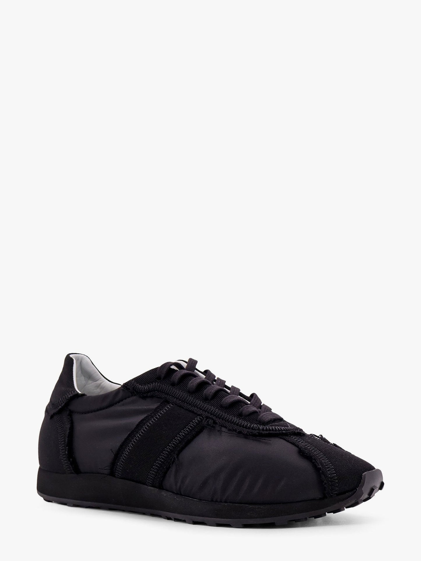 Mica nylon sneakers with fabric inserts