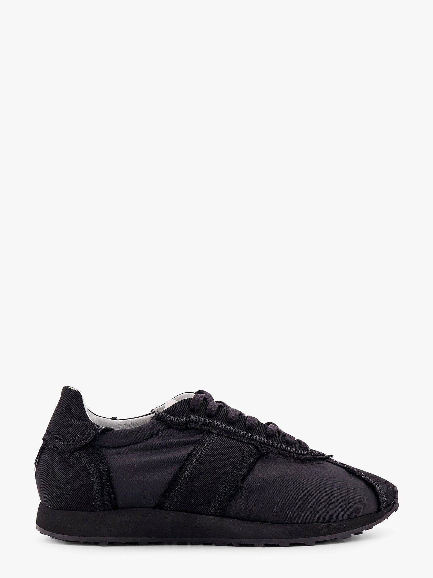 Mica nylon sneakers with fabric inserts