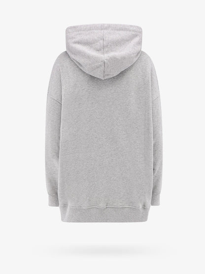 Valentino cotton sweatshirt with hood and metallic v detail thumbnail