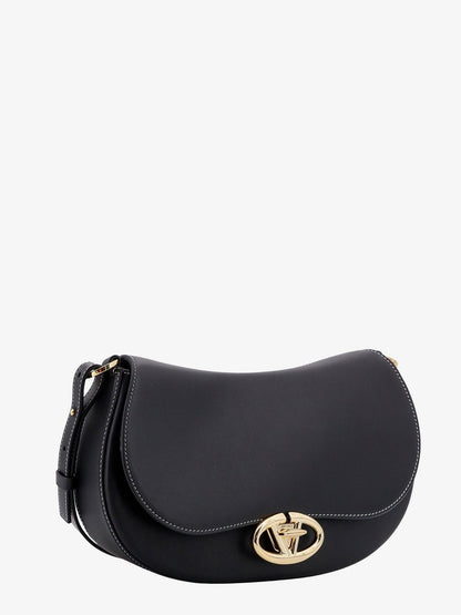 Leather shoulder bag with VLogo signature detail thumbnail