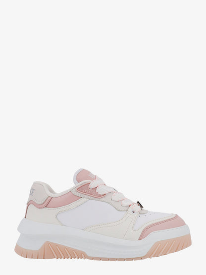 Leather sneakers with greca detail thumbnail
