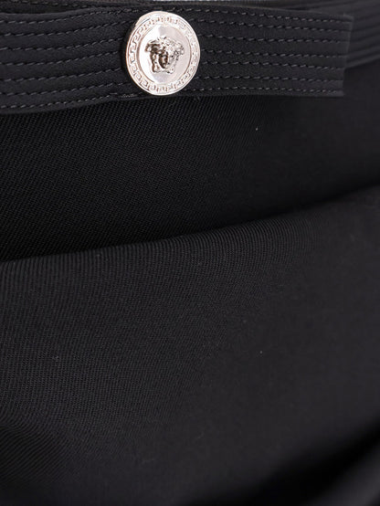 Responsible wool mini skirt with medusa detail thumbnail