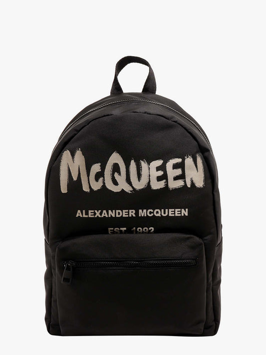 Metropolitan nylon backpack with graffiti print