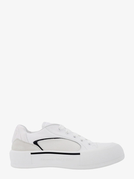 Sneakers in pelle e canvas