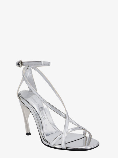 Mirrored leather sandals thumbnail