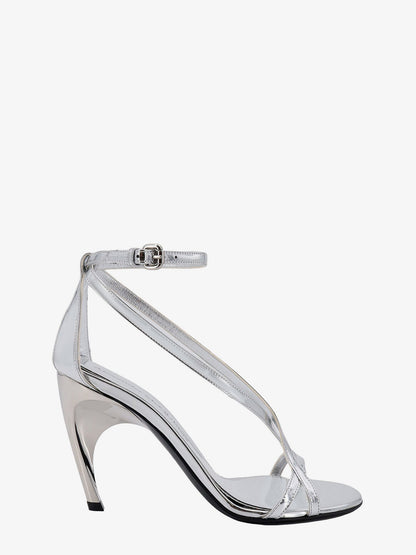 Mirrored leather sandals thumbnail