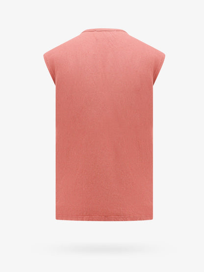 Cotton and linen top with logoed label thumbnail