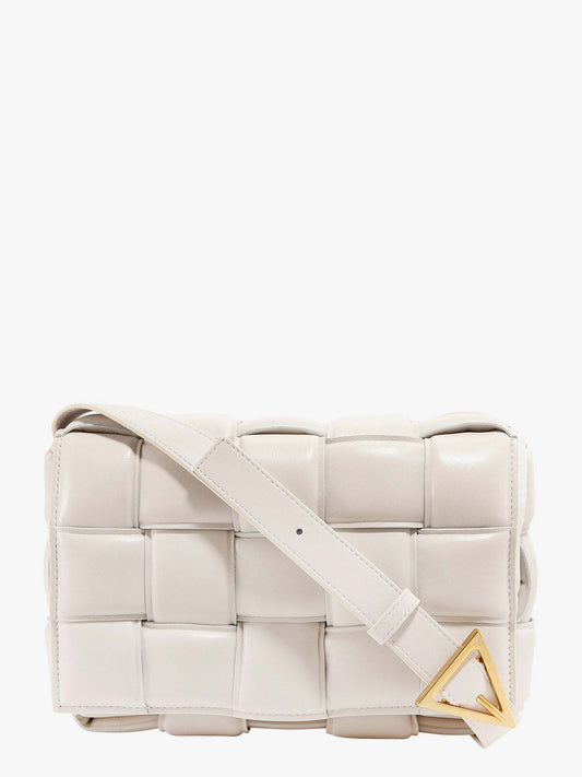 Borsa a tracolla padded cassette in pelle