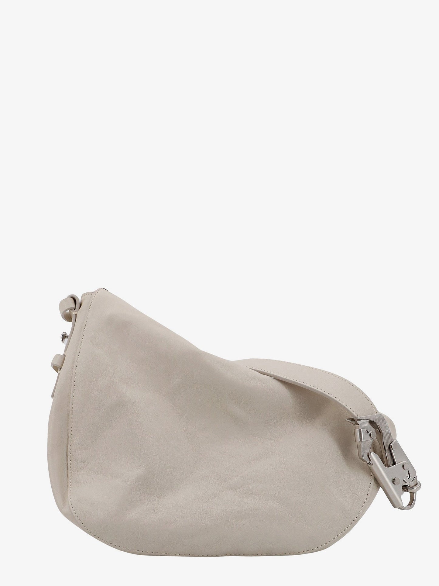 Leather shoulder bag with ekd detail