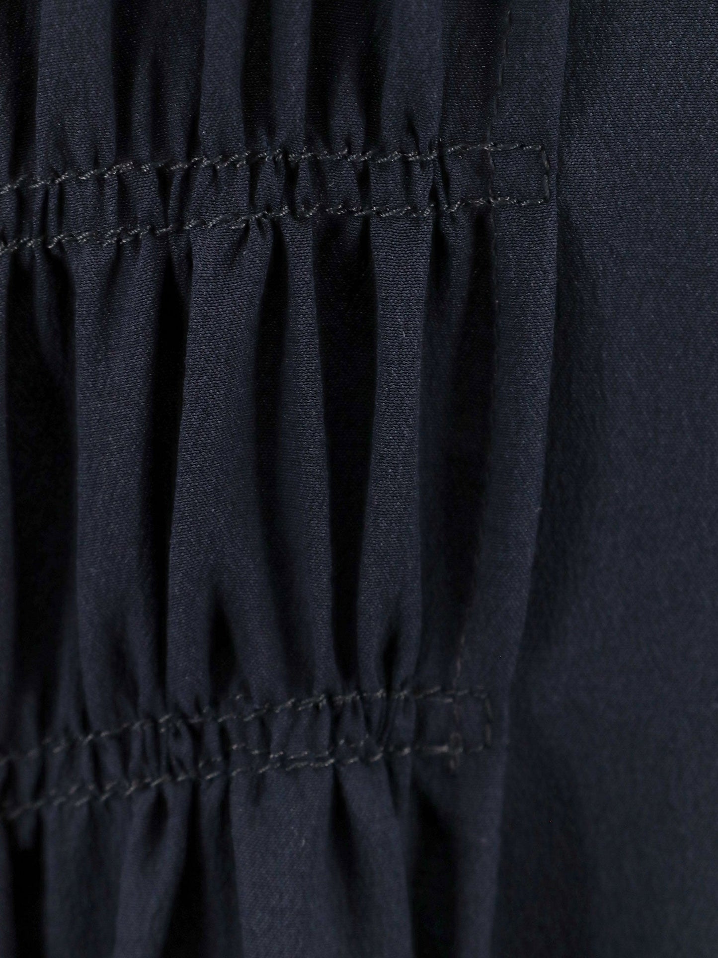 Silk dress with frontal drapery