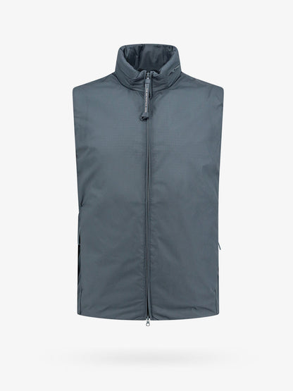 Nylon sleeveless jacket with lateral logo print thumbnail