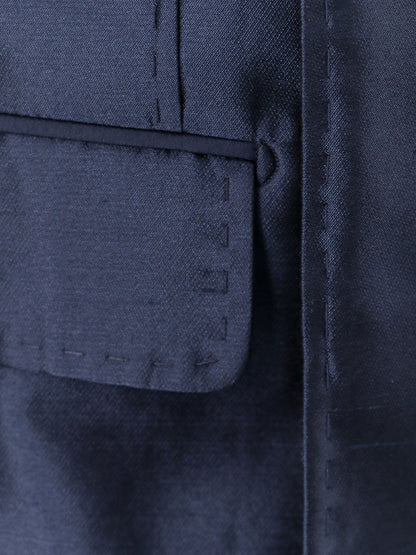 Satin blazer with peak lapel thumbnail