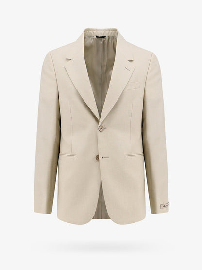 Virgin wool blazer with logoed buttons thumbnail