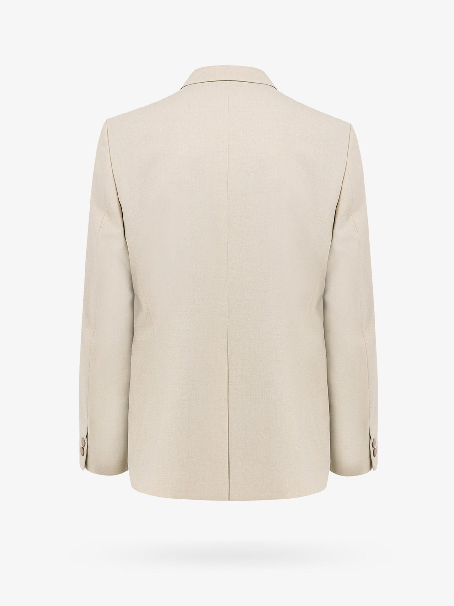Virgin wool blazer with logoed buttons