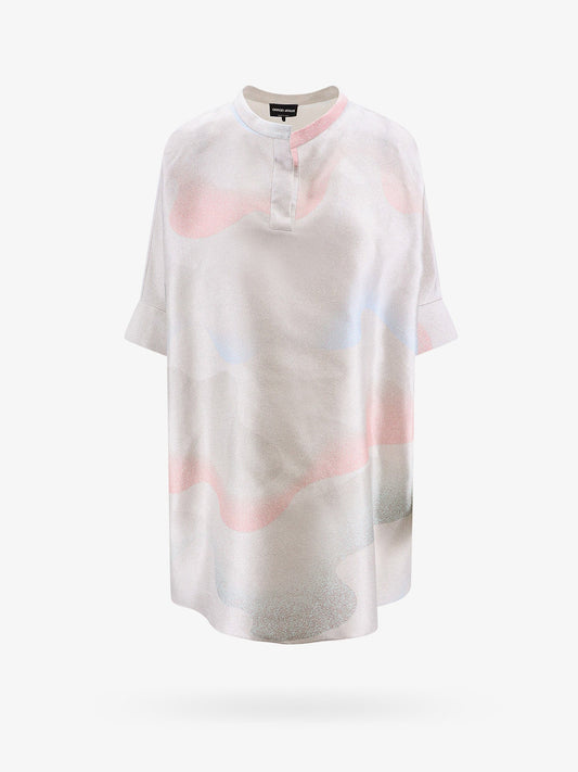 Oversize silk shirt