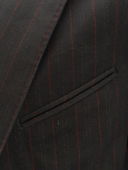 Cotton blazer with pinstriped motif thumbnail