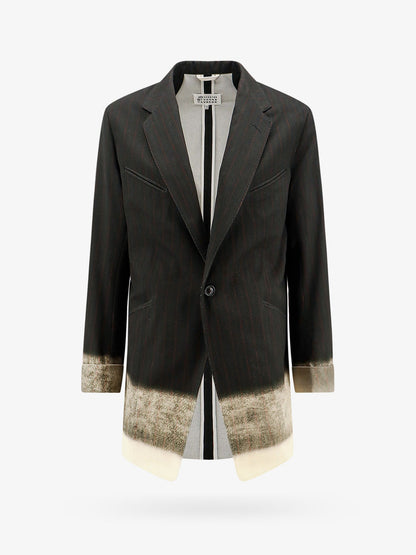 Cotton blazer with pinstriped motif thumbnail