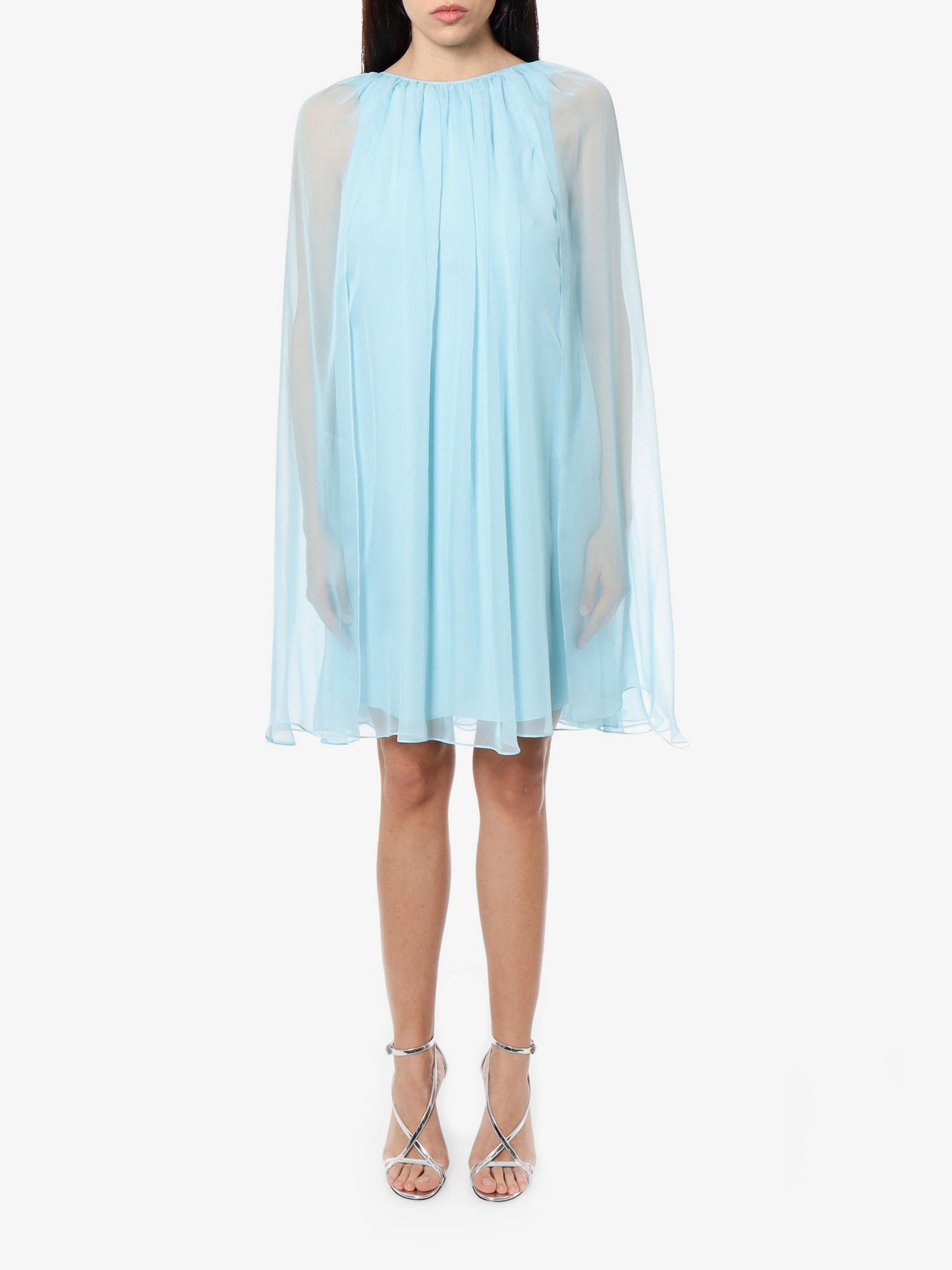 Silk chiffon dress