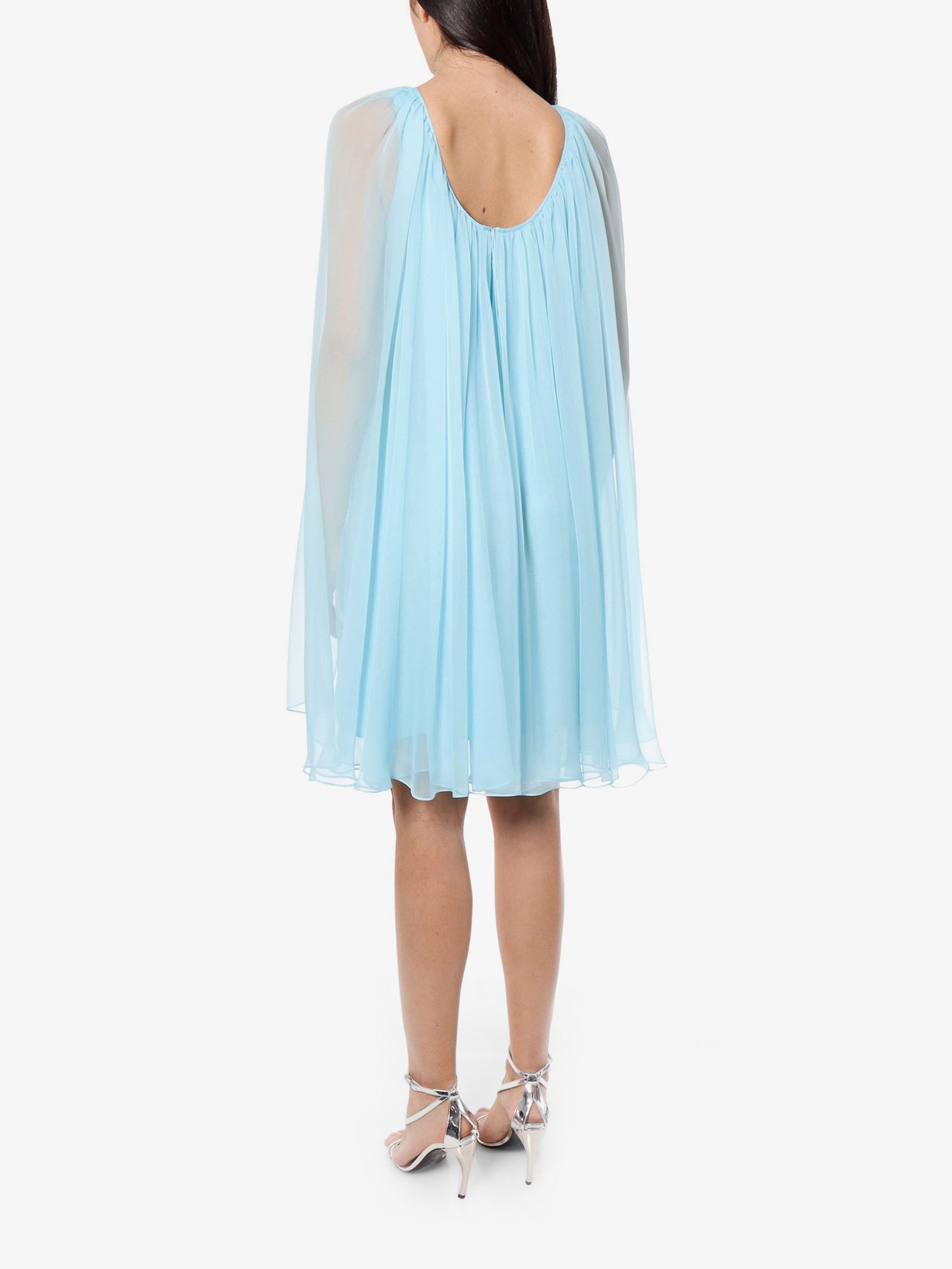 Silk chiffon dress