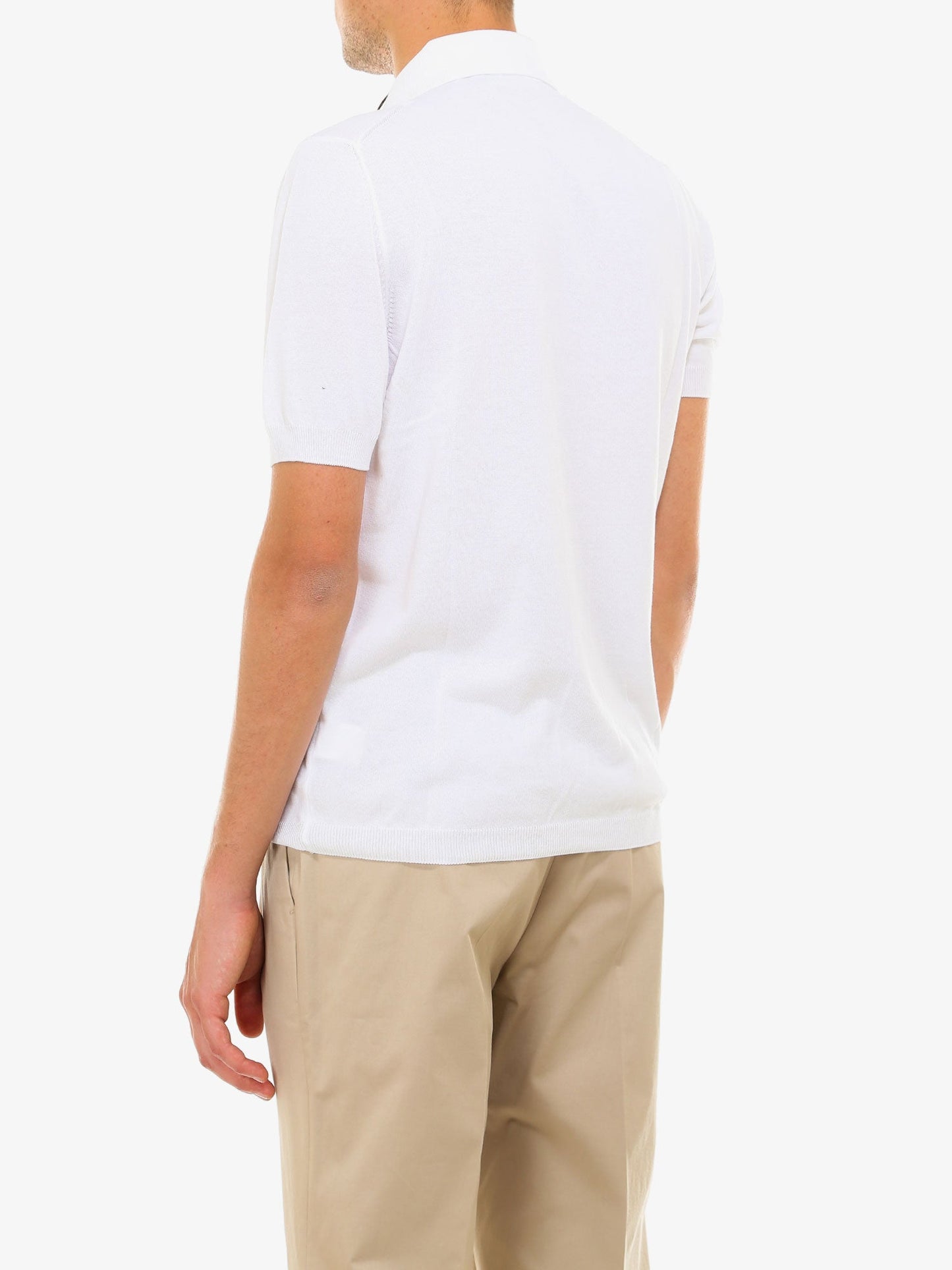 Regular fit cotton polo shirt