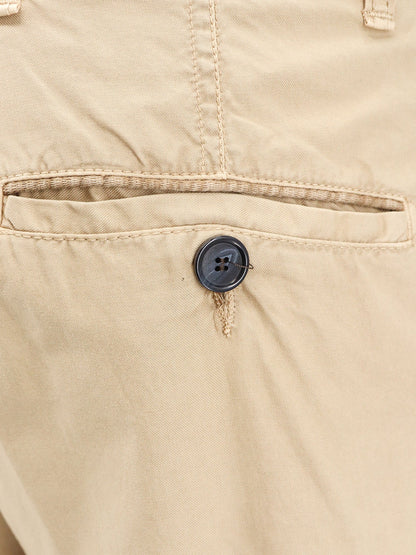 Regular fit cargo cotton bermuda shorts thumbnail