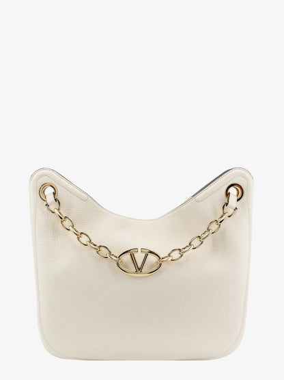 Leather shoulder bag with VLogo signature detail thumbnail