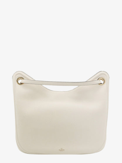 Leather shoulder bag with VLogo signature detail thumbnail