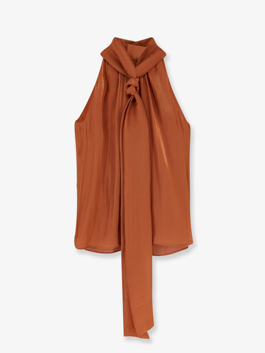 Top in satin