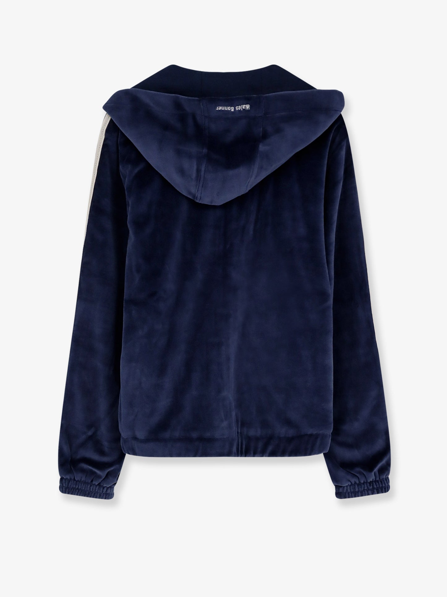 Chenille sweatshirt with iconic side stripes