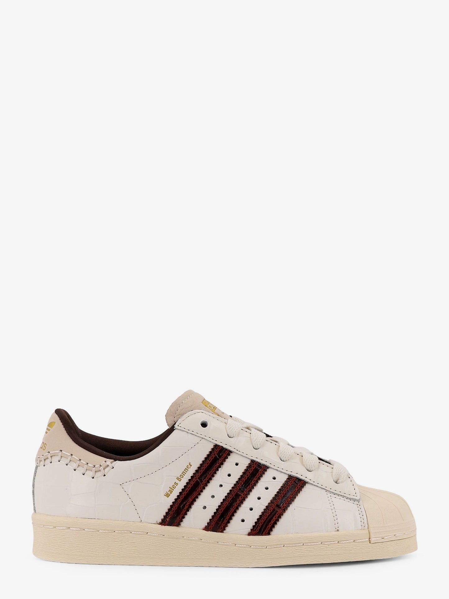 WB Superstar leather sneakers withlettering logo on the side