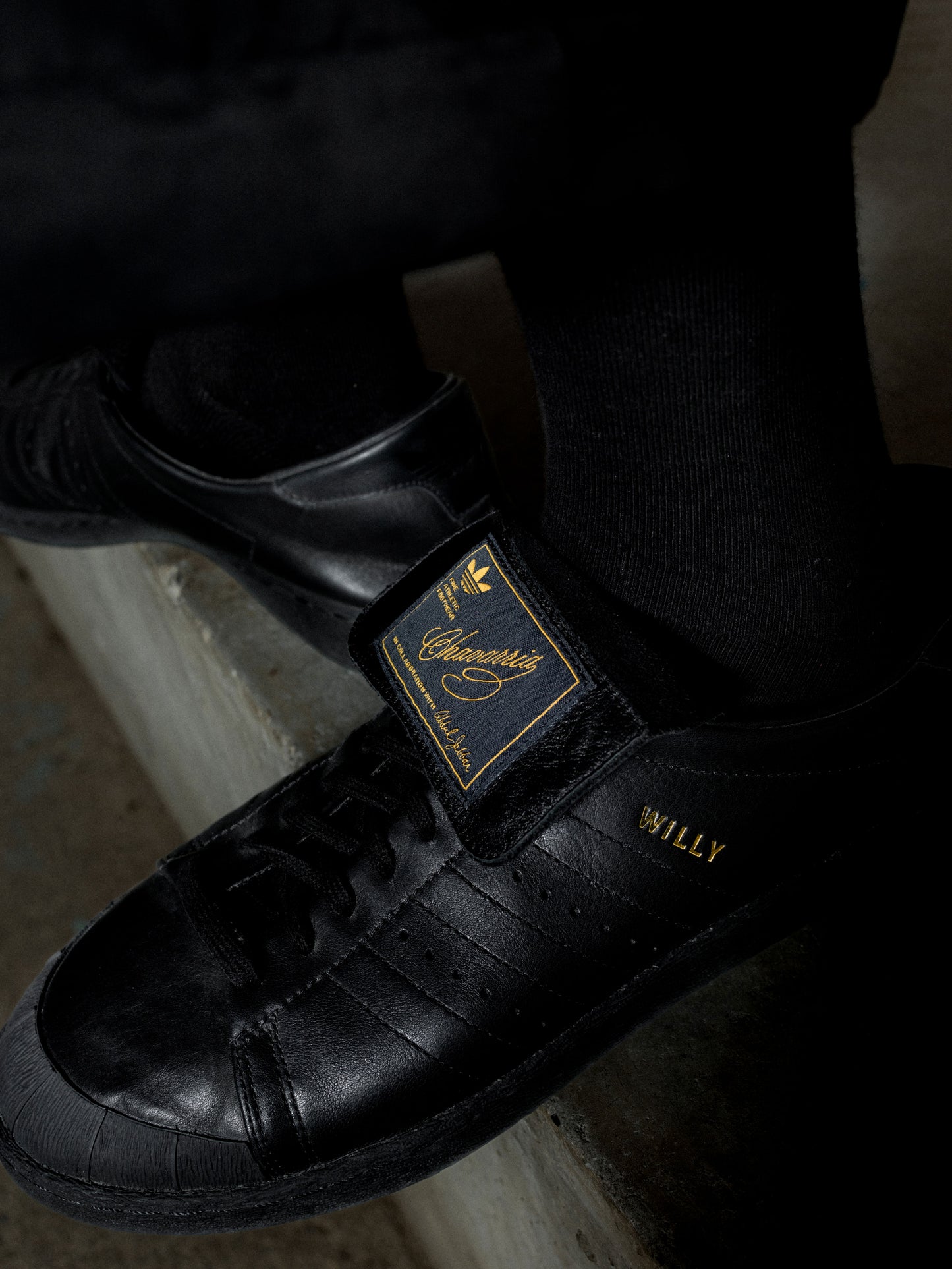 Leather sneakers