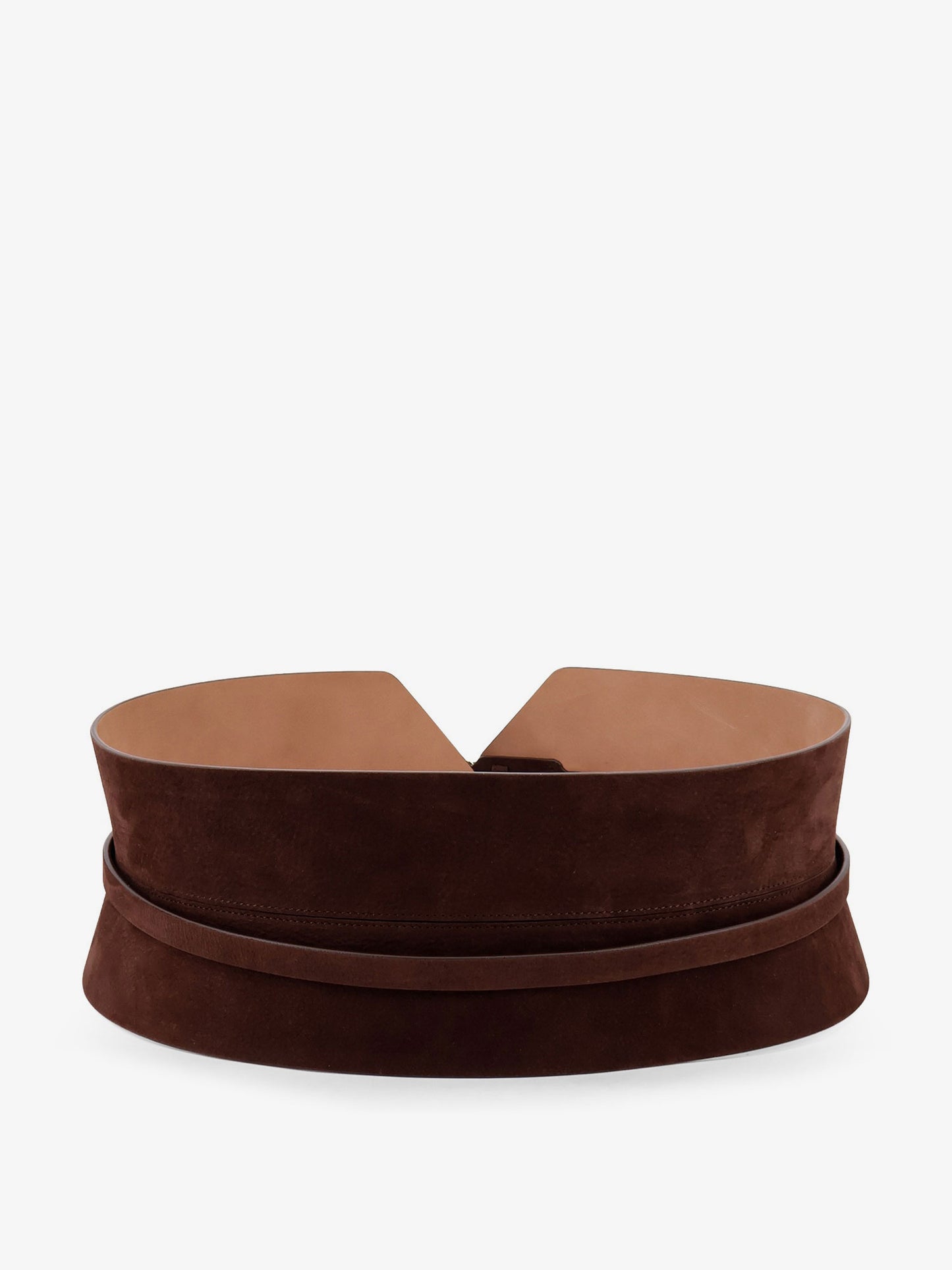 Bustier suede belt
