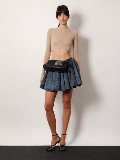 East West Medium leather shoulder bag thumbnail
