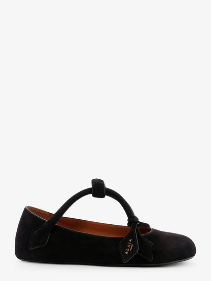 Le Teckel Suede Ballet Flats thumbnail