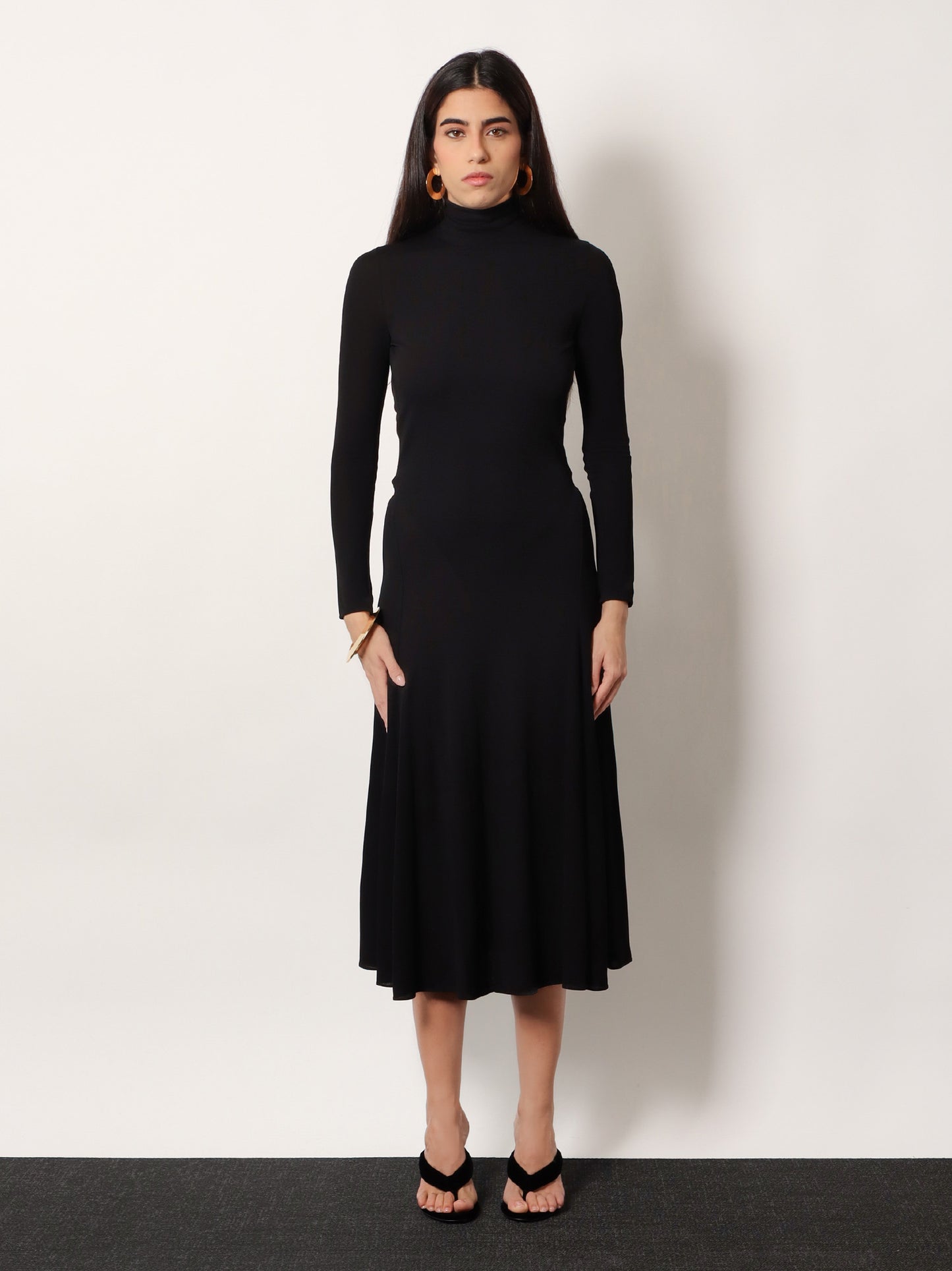 Viscose long Heart Dress