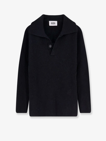 Maglia polo in lana thumbnail