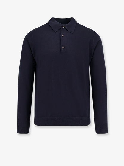 Maglia polo in seta e cashmere thumbnail