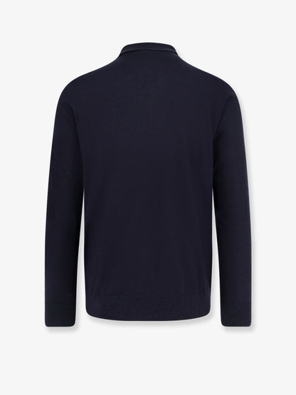 Maglia polo in seta e cashmere thumbnail