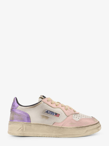 Sneakers low-top Super Vintage in pelle thumbnail