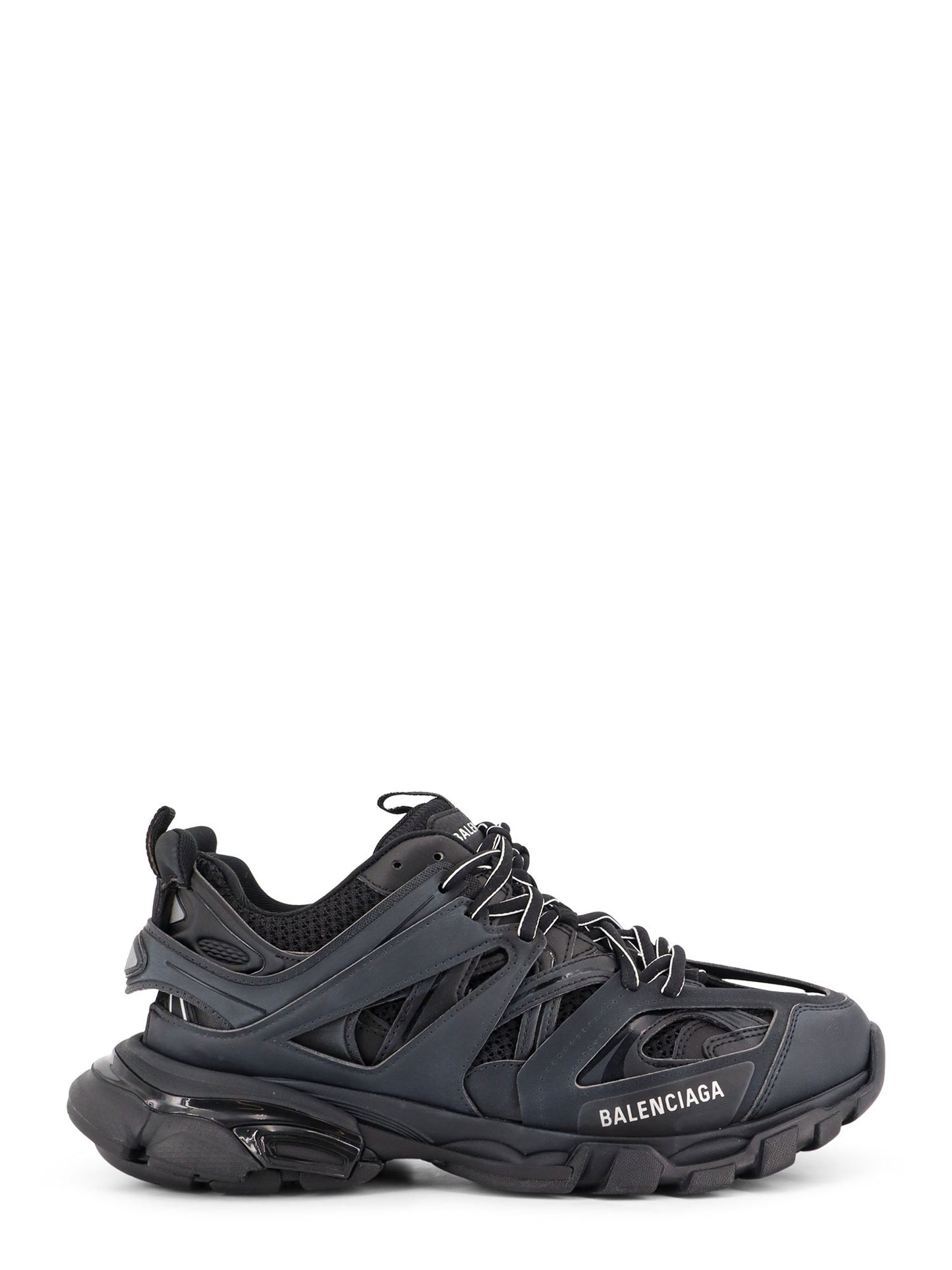 Nylon and mesh Track sneakers