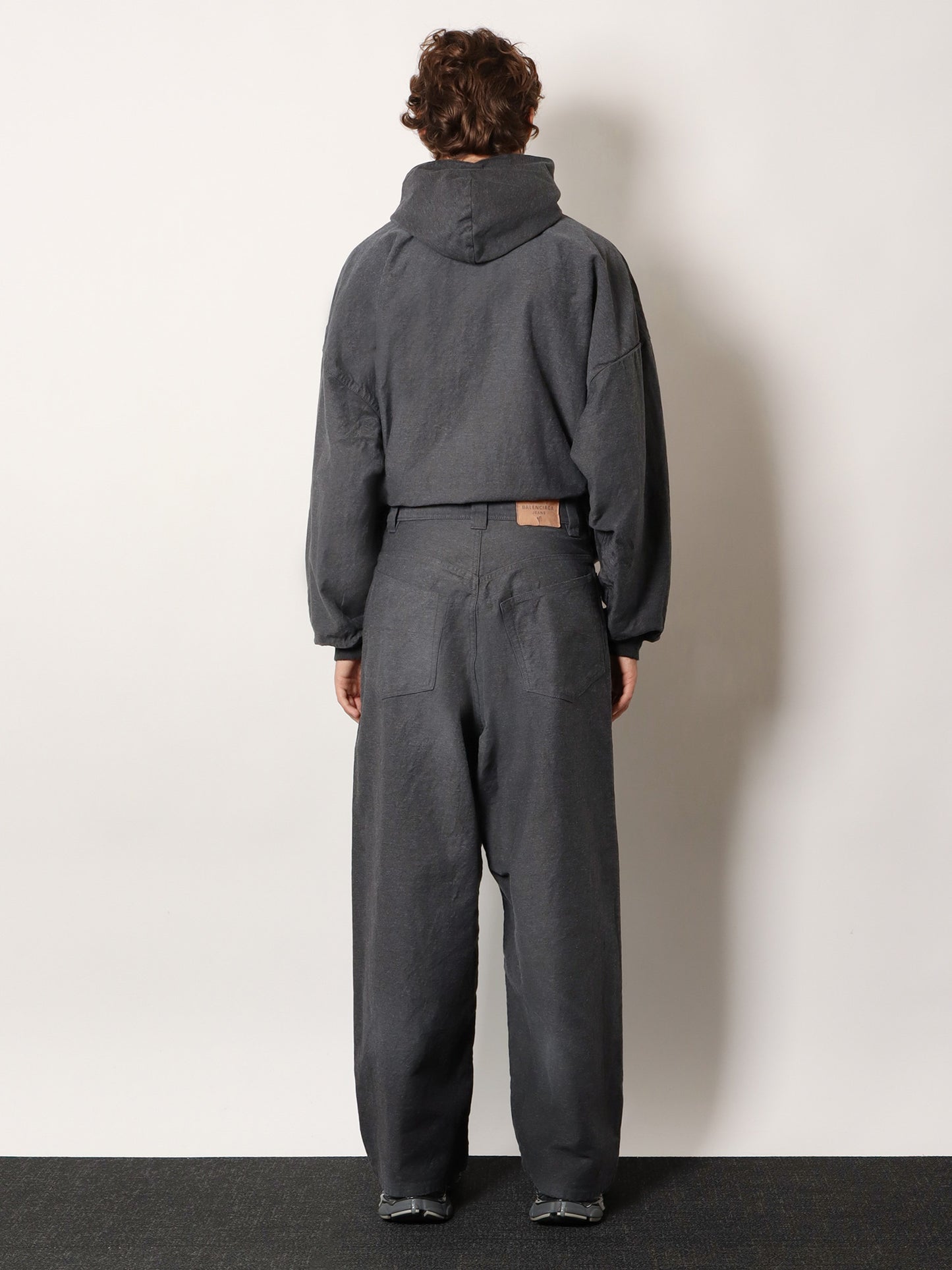 Trompe L'oeil denim trousers