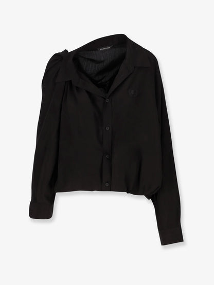 One shoulder lyocell shirt thumbnail