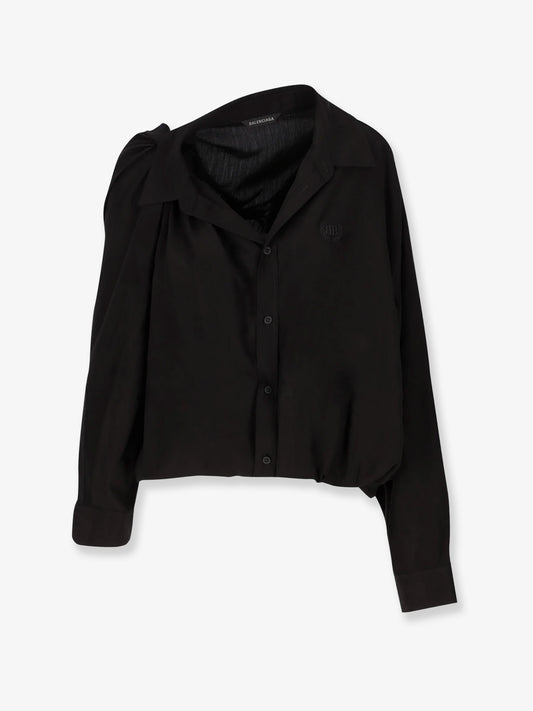 Camicia One shoulder in lyocell