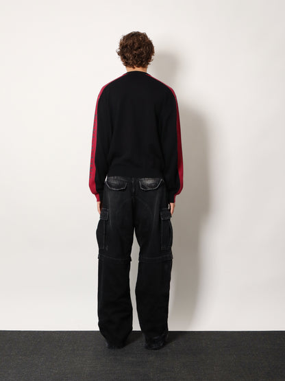 Cotton sweater with logo on the front thumbnail