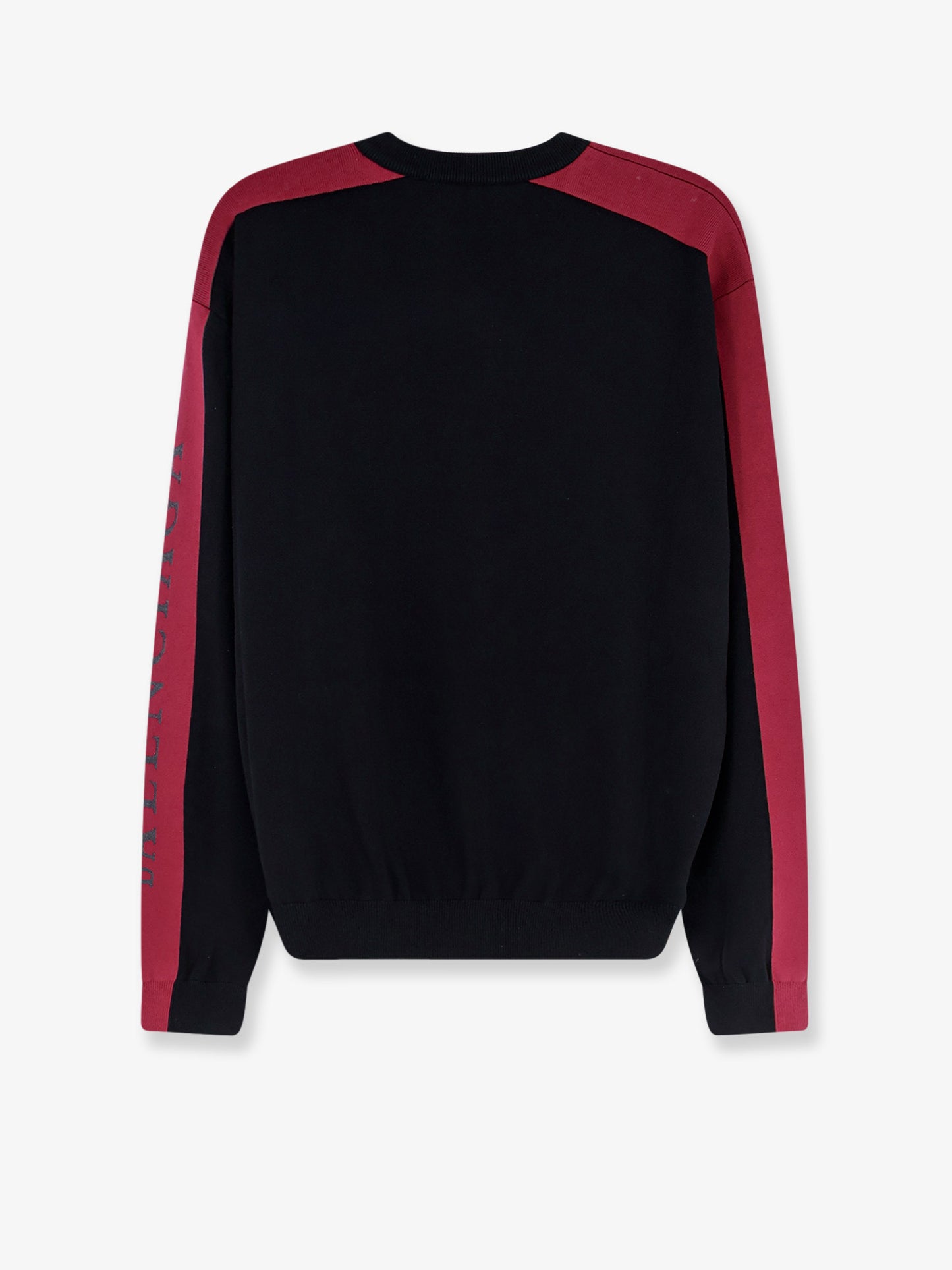Cotton sweater with logo on the front